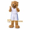 Brown Lion Mascot Costume with Custom Logo Brown Lion Mascot Costume with Custom Logo