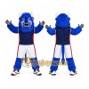 Blue Bull Mascot Costume with Custom Logo Blue Bull Mascot Costume with Custom Logo