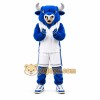 Blue Bull Mascot Costume with Custom Logo Blue Bull Mascot Costume with Custom Logo