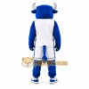 Blue Bull Mascot Costume with Custom Logo Blue Bull Mascot Costume with Custom Logo