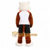Orange Tiger Mascot Costume with Custom Logo Orange Tiger Mascot Costume with Custom Logo