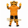 Orange Tiger Mascot Costume with Custom Logo Orange Tiger Mascot Costume with Custom Logo