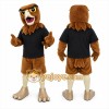 Brown Eagle Mascot Costume with Custom Logo Brown Eagle Mascot Costume with Custom Logo