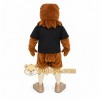 Brown Eagle Mascot Costume with Custom Logo Brown Eagle Mascot Costume with Custom Logo