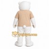 White Bear Mascot Costume with Custom Logo White Bear Mascot Costume with Custom Logo