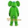 Green Elephant Mascot Costume with Custom Logo Green Elephant Mascot Costume with Custom Logo