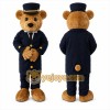 Brown Bear Mascot Costume with Custom Logo Brown Bear Mascot Costume with Custom Logo