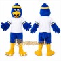 Blue Bird Mascot Costume with Custom Logo