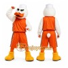 White Duck Mascot Costume with Custom Logo White Duck Mascot Costume with Custom Logo