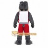 Gray Dog Mascot Costume with Custom Logo Gray Dog Mascot Costume with Custom Logo