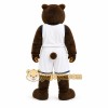 Brown Bear Mascot Costume with Custom Logo Brown Bear Mascot Costume with Custom Logo