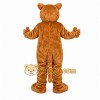 Brown Cougar Mascot Costume with Custom Logo Brown Cougar Mascot Costume with Custom Logo