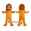 Orange Lion Mascot Costume with Custom Logo Orange Lion Mascot Costume with Custom Logo