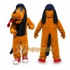 Brown Dog Mascot Costume with Custom Logo Brown Dog Mascot Costume with Custom Logo