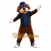Brown Dog Mascot Costume with Custom Logo Brown Dog Mascot Costume with Custom Logo