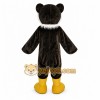 Black Owl Mascot Costume with Custom Logo Black Owl Mascot Costume with Custom Logo