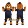 Orange Lion Mascot Costume with Custom Logo Orange Lion Mascot Costume with Custom Logo