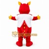 Red Dragon Mascot Costume with Custom Logo Red Dragon Mascot Costume with Custom Logo