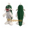 Green Fish Mascot Costume with Custom Logo Green Fish Mascot Costume with Custom Logo