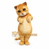 Orange Cat Mascot Costume with Custom Logo Orange Cat Mascot Costume with Custom Logo