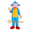 Blue Monkey Mascot Costume with Custom Logo Blue Monkey Mascot Costume with Custom Logo