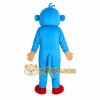 Blue Monkey Mascot Costume with Custom Logo Blue Monkey Mascot Costume with Custom Logo
