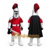 Red Knight Mascot Costume with Custom Logo