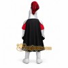 Red Knight Mascot Costume with Custom Logo