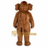 Brown Elephant Mascot Costume with Custom Logo Brown Elephant Mascot Costume with Custom Logo
