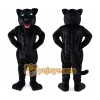 Black Panther Mascot Costume with Custom Logo Black Panther Mascot Costume with Custom Logo