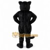 Black Panther Mascot Costume with Custom Logo Black Panther Mascot Costume with Custom Logo