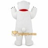 White Polar Bear Mascot Costume with Custom Logo White Polar Bear Mascot Costume with Custom Logo