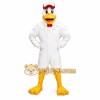 White Chicken Mascot Costume with Custom Logo White Chicken Mascot Costume with Custom Logo