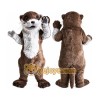 Brown Otter Mascot Costume with Custom Logo Brown Otter Mascot Costume with Custom Logo