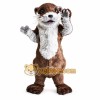 Brown Otter Mascot Costume with Custom Logo Brown Otter Mascot Costume with Custom Logo