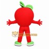 Red Apple Mascot Costume with Custom Logo Red Apple Mascot Costume with Custom Logo