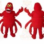Red Lobster Mascot Costume with Custom Logo