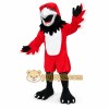 Red Bird Mascot Costume with Custom Logo