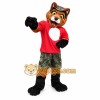 Red Fox Mascot Costume with Custom Logo Red Fox Mascot Costume with Custom Logo