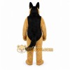 Tan Dog Mascot Costume with Custom Logo Tan Dog Mascot Costume with Custom Logo