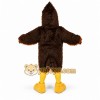 Brown Bird Mascot Costume with Custom Logo Brown Bird Mascot Costume with Custom Logo
