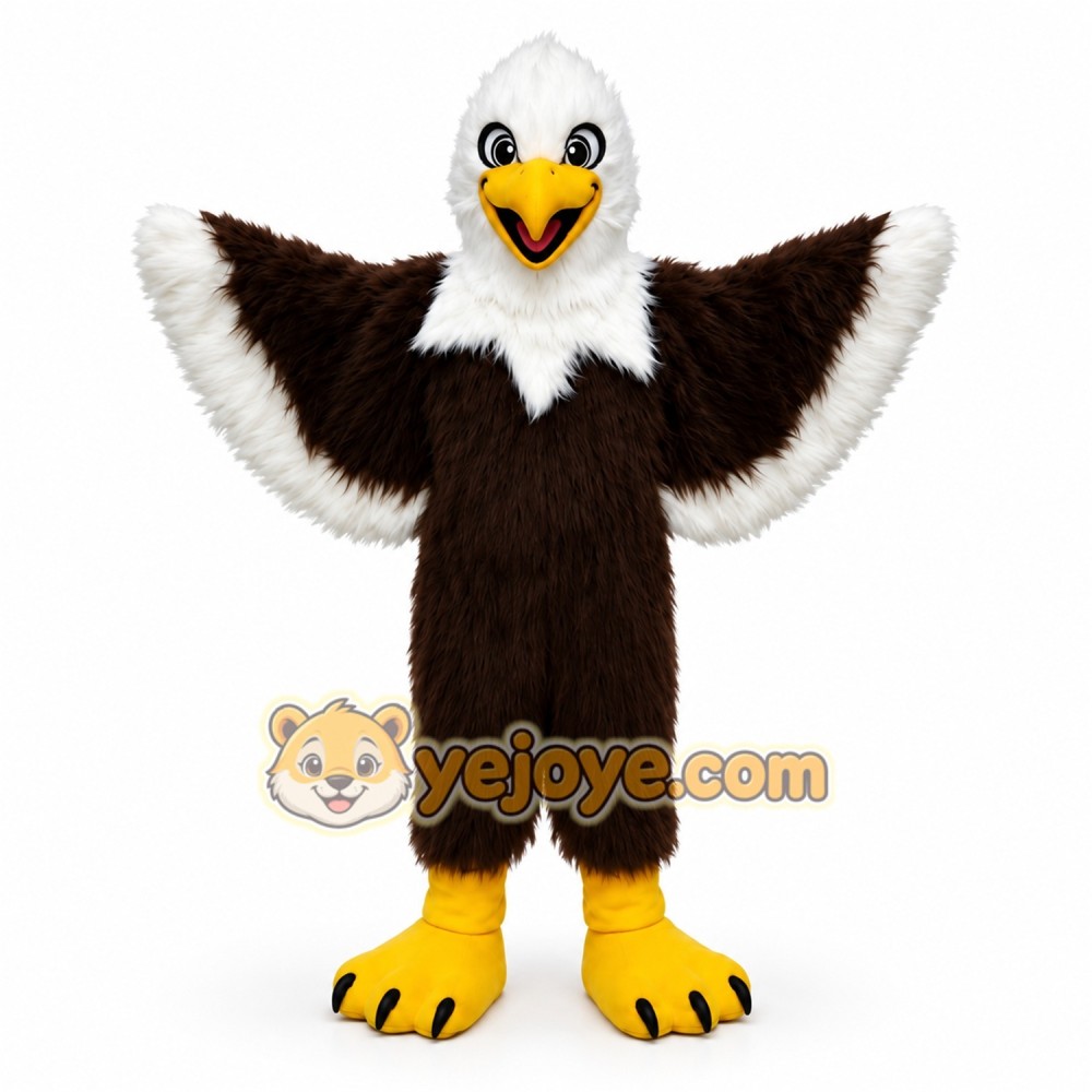 Black Bird Mascot Costume with Custom Logo Black Bird Mascot Costume with Custom Logo
