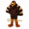 Brown Bird Mascot Costume with Custom Logo Brown Bird Mascot Costume with Custom Logo