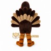 Brown Bird Mascot Costume with Custom Logo Brown Bird Mascot Costume with Custom Logo