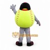 Yellow Ball Mascot Costume with Custom Logo Yellow Ball Mascot Costume with Custom Logo