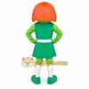 Green Alien Mascot Costume with Custom Logo Green Alien Mascot Costume with Custom Logo