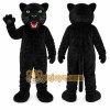 Black Panther Mascot Costume with Custom Logo Black Panther Mascot Costume with Custom Logo