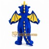 Blue Dragon Mascot Costume with Custom Logo Blue Dragon Mascot Costume with Custom Logo