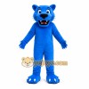 Blue Panther Mascot Costume with Custom Logo Blue Panther Mascot Costume with Custom Logo