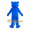 Blue Panther Mascot Costume with Custom Logo Blue Panther Mascot Costume with Custom Logo